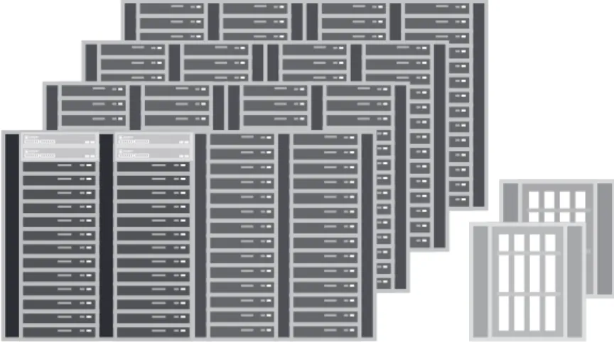 Figure 9:  Top-of-rack vs. end-of-row switch deployments Top-of-Rack (TOR)
