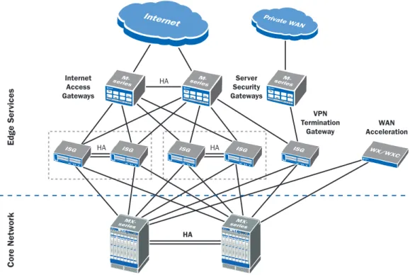 Figure 6. Data Center Network Edge Services