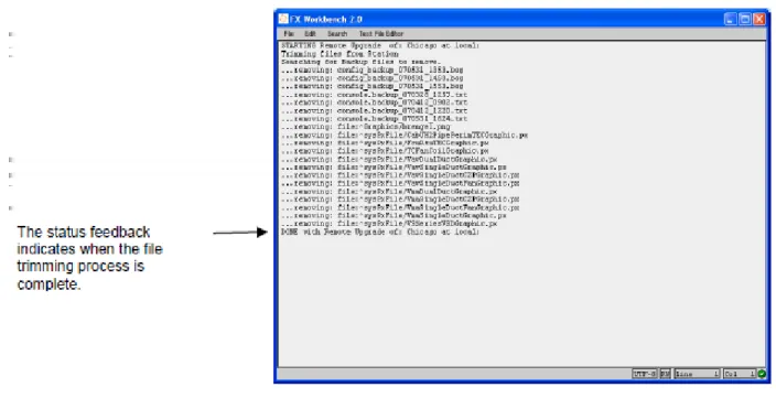 Figure 10: File Trimming Status Feedback