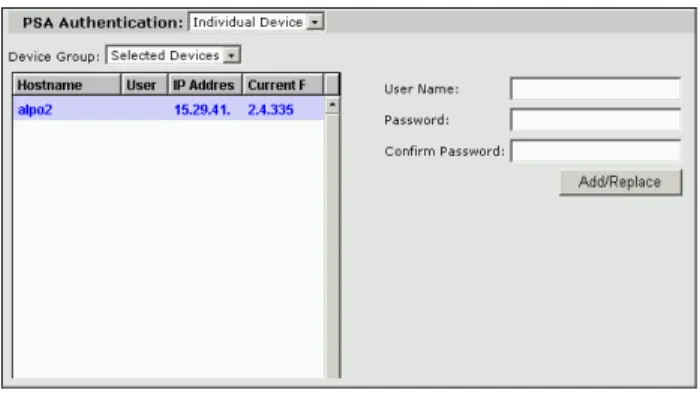 Figure 7 – PSA Authentication Page 