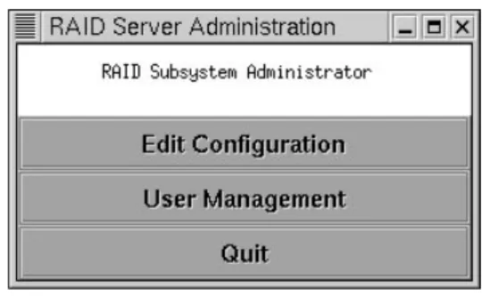 Figure 1-9. RAID Configuration Services Administration