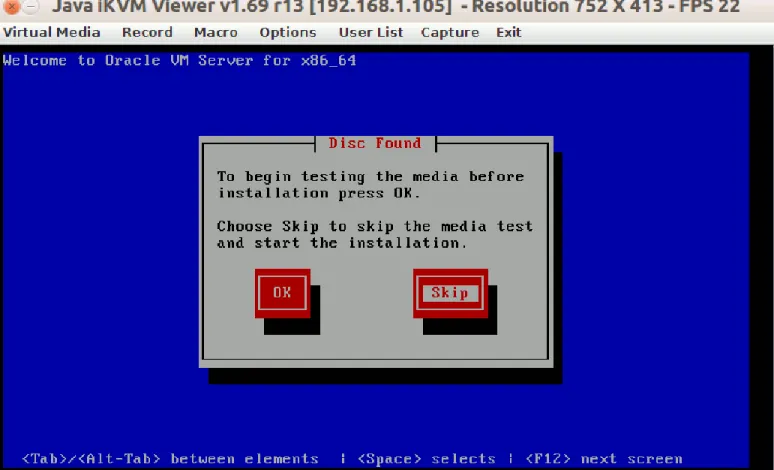 Figure 9 shows the Oracle VM Server Welcome screen.