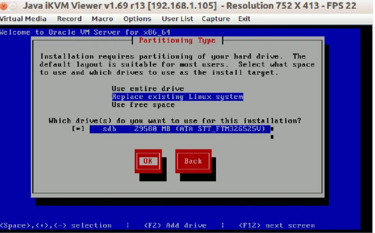Figure 15 shows the Writing storage configuration to disk screen.