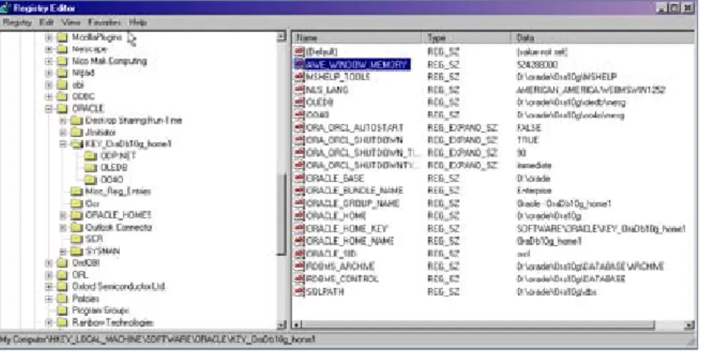 Figure 3 – Registry Editor 