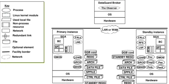 Figure 4: Oracle Data Guard Logical Standby Database Architecture 
