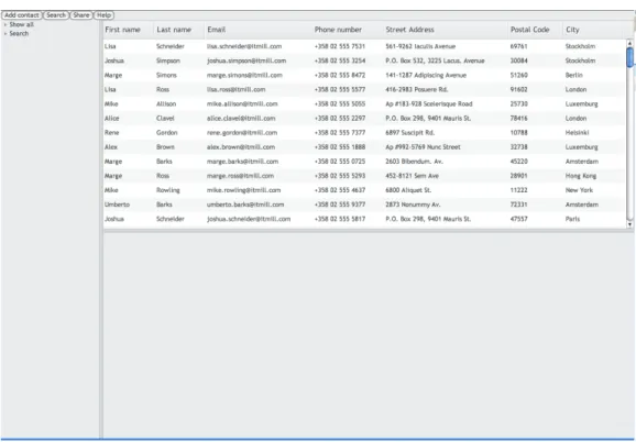 Figure 7.1. Layout with Default Theme