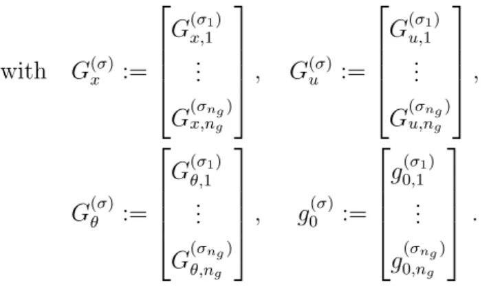 Table 2.1: List of notations x(t) continuous-time state variable u(t) continuous-time control variable p(t) continuous-time co-state variable S switching structure