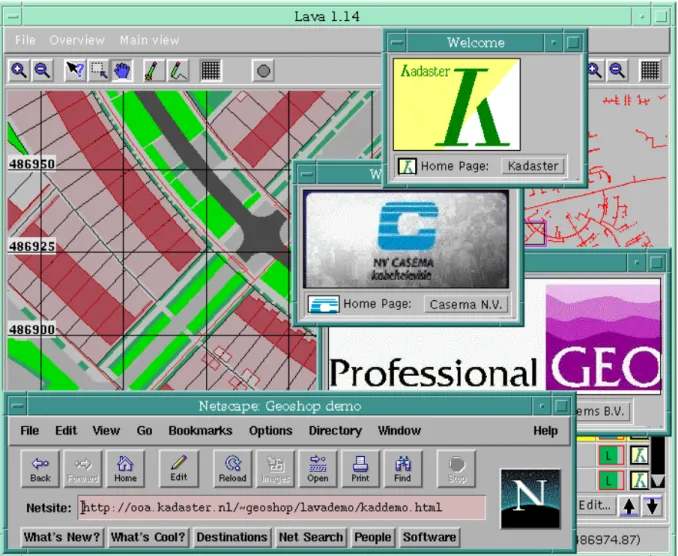 Figure 2: The GeoShop data providers (PGS on behalf of Almere)