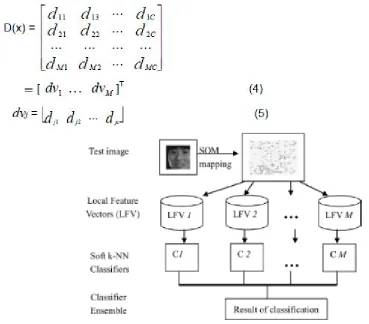 Figure 3: Architecture of the soft k-NN ensemble classifier  