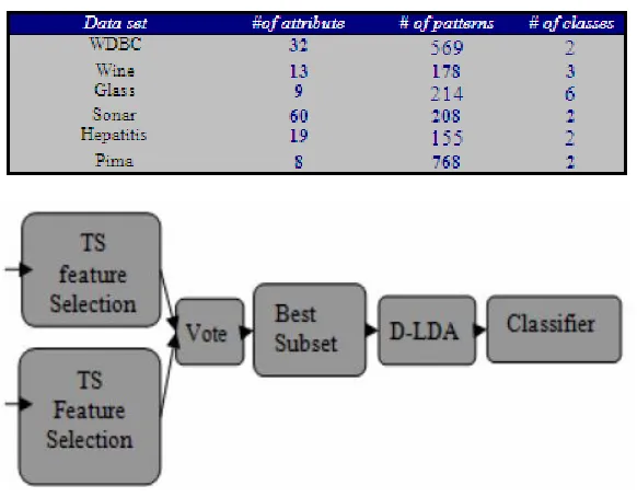 Table 1: Characteristics of the data sets 