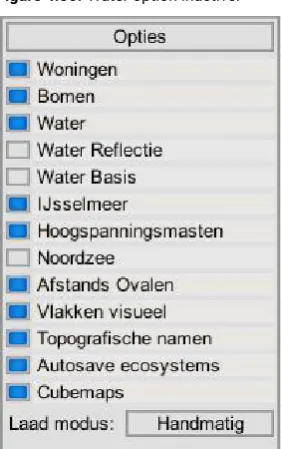 Figure 4.30: Water option inactive.