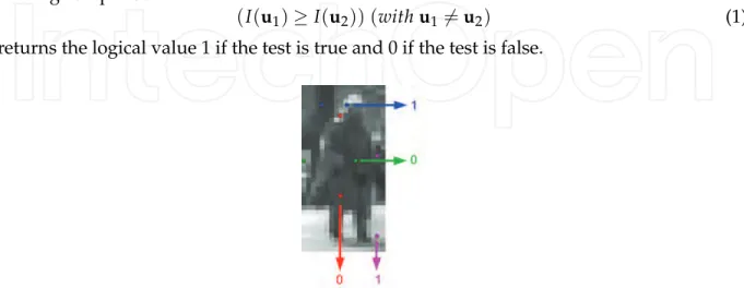 Fig. 2. Descriptor of grey-levels comparisons.