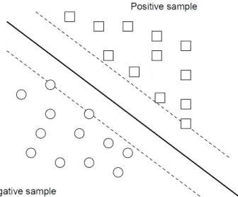 Figure 3. Support Vector Machines margin hyperplanes 