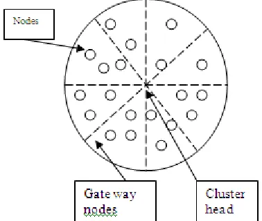 Fig 3 Partition of the peripheral of cluster 