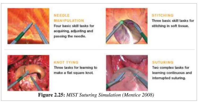 Figure 2.25: MIST Suturing Simulation (Mentice 2008)
