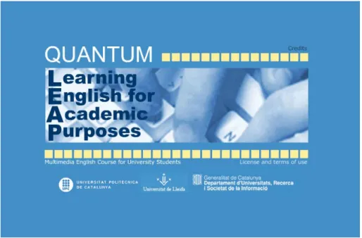 Figure 1. Homepage of Quantum LEAP 