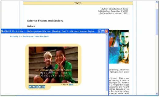 Figure 6. Screenshot of one of the learning activities. 