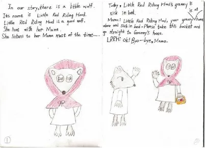 Figure 5.24 Mini Storybook by Bella (Page 3 and Page 4)