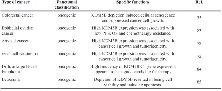 Figure 2: The biological function of KDM5B.  By regulating demethylation of histones and potentially other non-histone proteins,  KDM5B is important in regulating gene transcription, cell differentiation and proliferation, as well as cancer progression inc