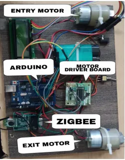 Fig 4.4 Hardware implementation of signal processing Receiver side: On the receiver side, Zigbee(slave) receives the information 