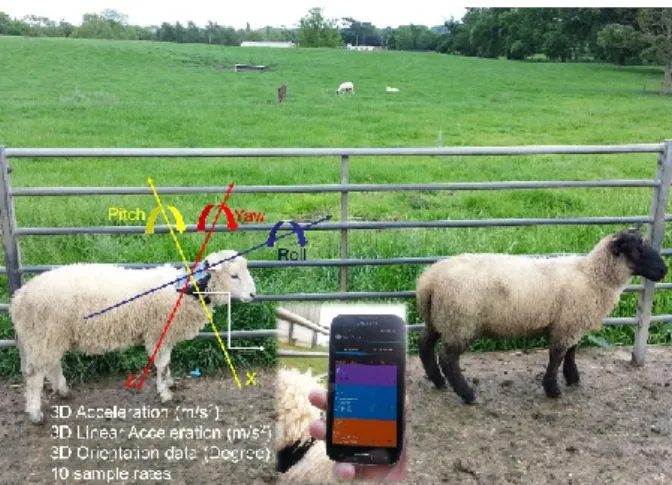 Fig. 1. Sensor deployment on the Lodge Farm. 