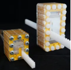 Figure 2.3: Example of an MRI-compatible pneumatic stepper motor [19].