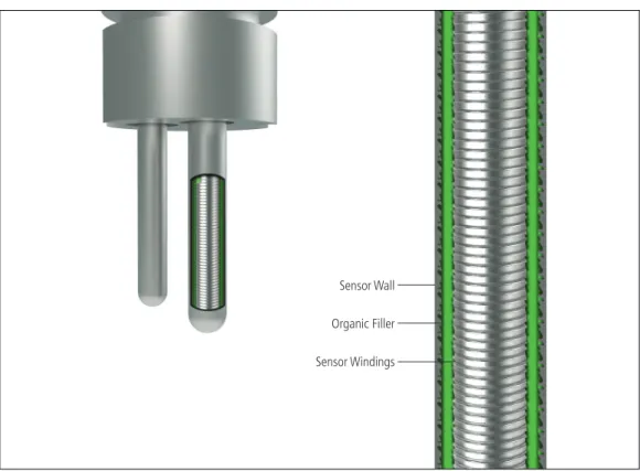 Figure 1. A Typical Wet Thermal Dispersion Sensor.