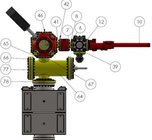 Figure 4.1 – front view of CAD-model of (initial) quick concept (1) 