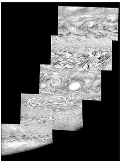 Figure 4 Photographs, taken by the Galileo spacecraft, showing that Jupiter's storms are caused by heat deep in the planet [Courtesy: NASA] 