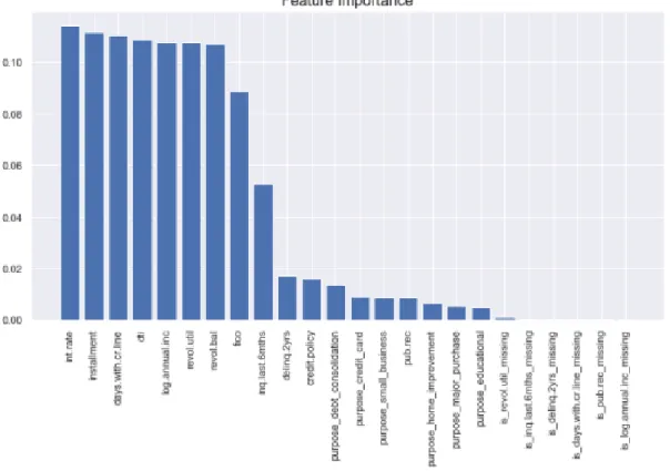 Figure 2.5: Feature Importance based on baseline Model
