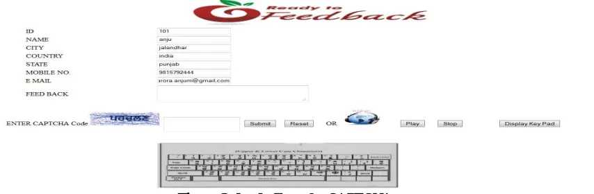 Figure 1: Front Page of website  
