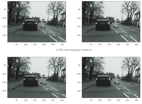Figure 1: Consecutive stereo image sequence pairs.