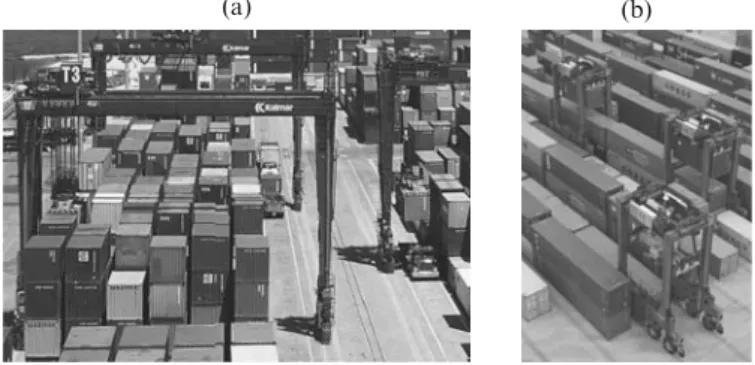 Fig. 2.9 Container storage within the yard (source: Kalmar Industries, 2008)