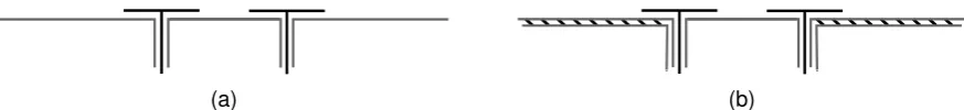 Figure 1.2: Patch antenna above: (a) metal plane (b) high-impedance plane.