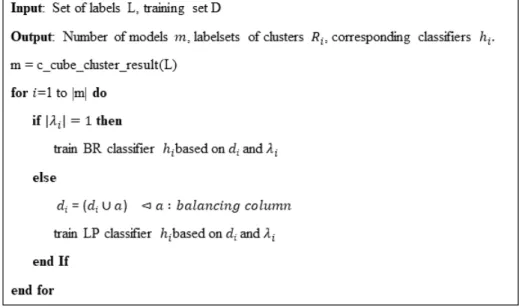 Figure 3.3: Non-overlapped label set training process