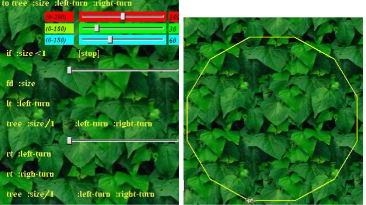 Figure 24- Infinite loop by taking the length of the size of new stems equal to the length of the main trunk (lines 92-94 Sarah and Jin)  
