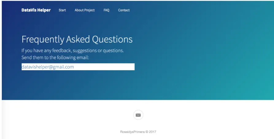 Figure 28: Version 2.0 Interface Design 'About' 