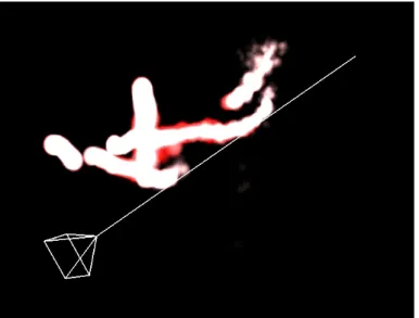 Fig. 2 . A screen shot with a blow-object in action.