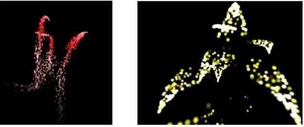 Fig. 3. Examples of the final renderings. Each particle source has been guided manually.