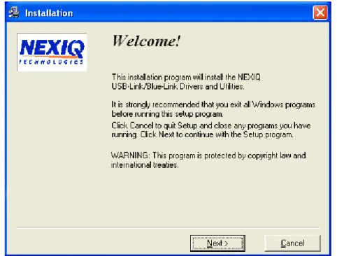 Figure 2.2 Installation Welcome! Screen