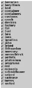 Figure 6:  A topic selection window 