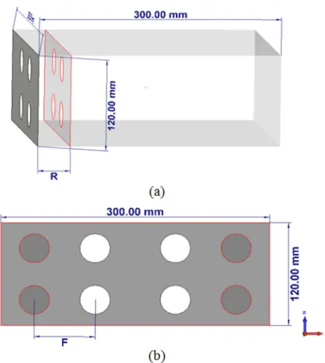 Figure 3. Effect of internal wall and apertures on SE. 