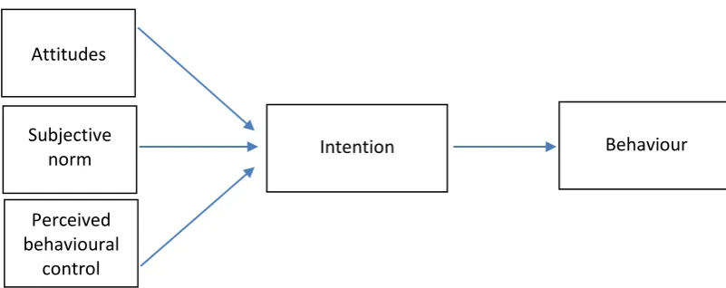 Figure 5. Theory of Planned Behaviour (Ajzen, 1991).  