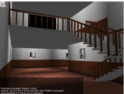 Figure 3 - Example of a college/university environment using the Created Realities software 1 