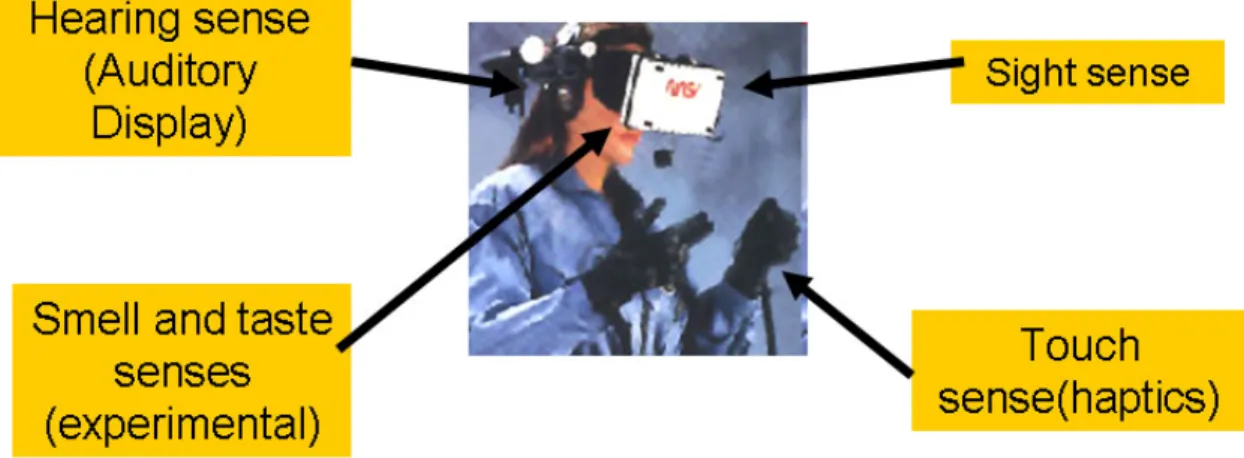 Figura 1. Fully immersive virtual reality system. Image Courtesy of NASA. 