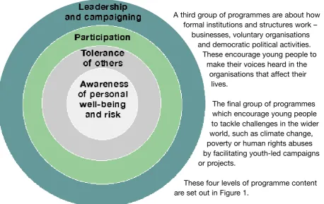 Figure 1: The content ofprojects for young people