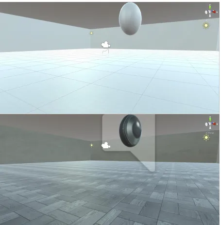 Figure 7: Screenshot of the virtual simulation in development. 