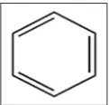 Fig. 1: Chemical structure of benzene [20]