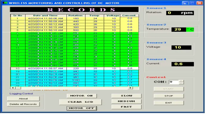 Figure  10 Visual Basics form with database  