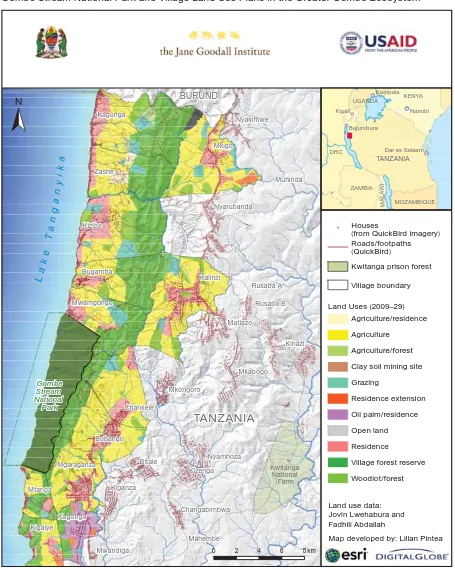 FIGURE 7.4Gombe Stream National Park and Village Land Use Plans in the Greater Gombe Ecosystem